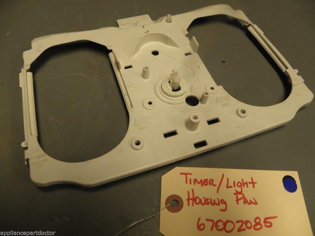Kenmore Whirlpool Refrigerator 67002085 Pan, Timer/light Housing USED Kenmore Whirlpool Refrigerator 67002085 Pan, Timer/light Housing USED